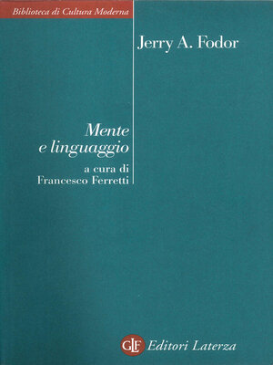 cover image of Mente e linguaggio
